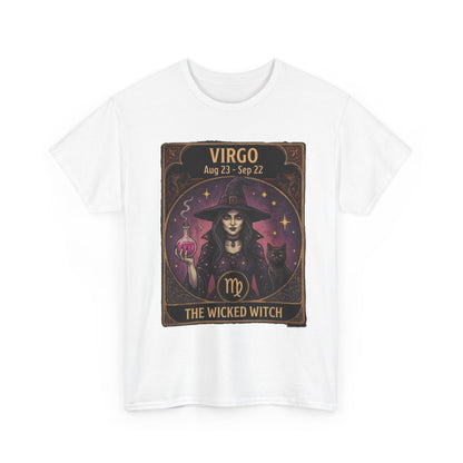Camiseta Virgo Wicked Witch | Camiseta de Virgo de astrología del zodiaco de Halloween