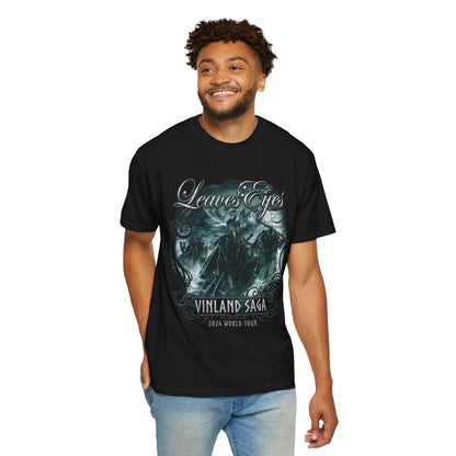 Camiseta gráfica de la gira Vinland Saga de Leaves' Eyes / Camiseta de banda de metal sinfónico