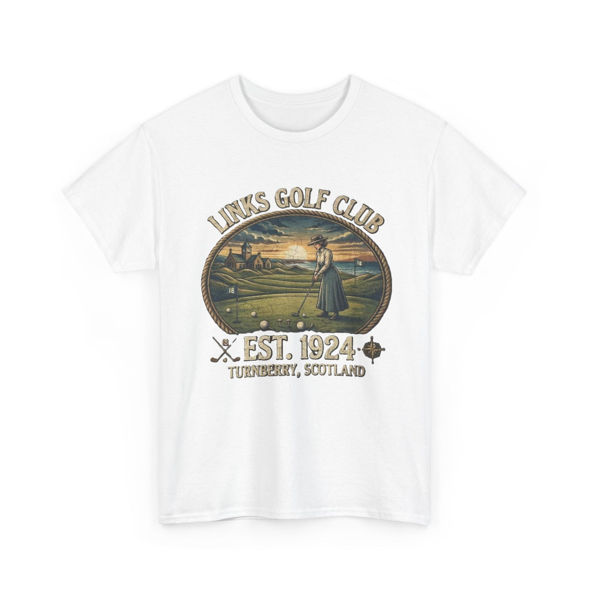 Links Golf Club EST. 1924 T-Shirt | Turnberry Scotland golf design