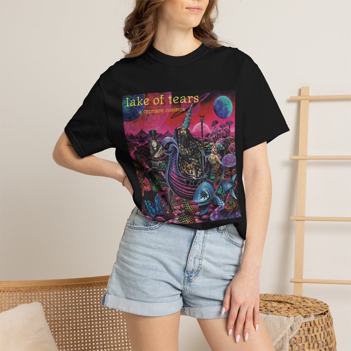 Camiseta con arte del álbum de Lake of Tears | ilustración de fantasía psicodélica