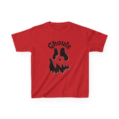 Ghouls Skull Kids Tee | Halloween Spooky Pumpkin Face