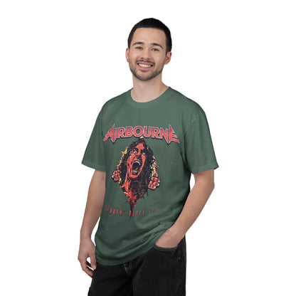 T-shirt Airbourne Breakin' Outta Hell Screaming Face | T-shirt graphique de groupe de rock