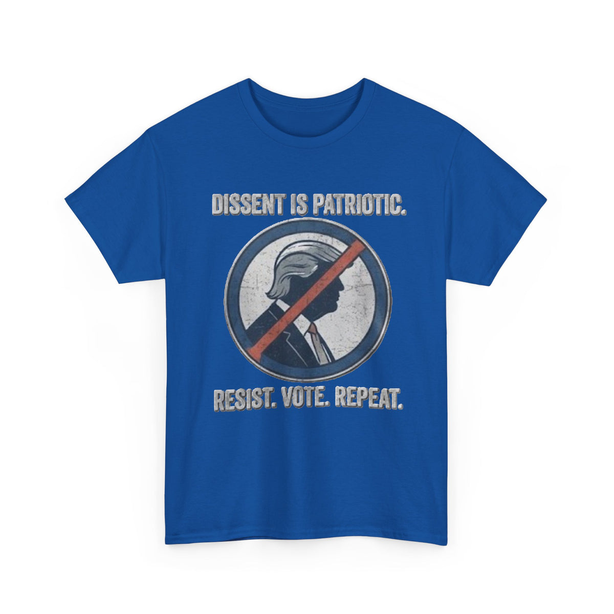 T-shirt « La dissidence est patriotique, résistez, votez, recommencez » | Haut pour manifestation politique