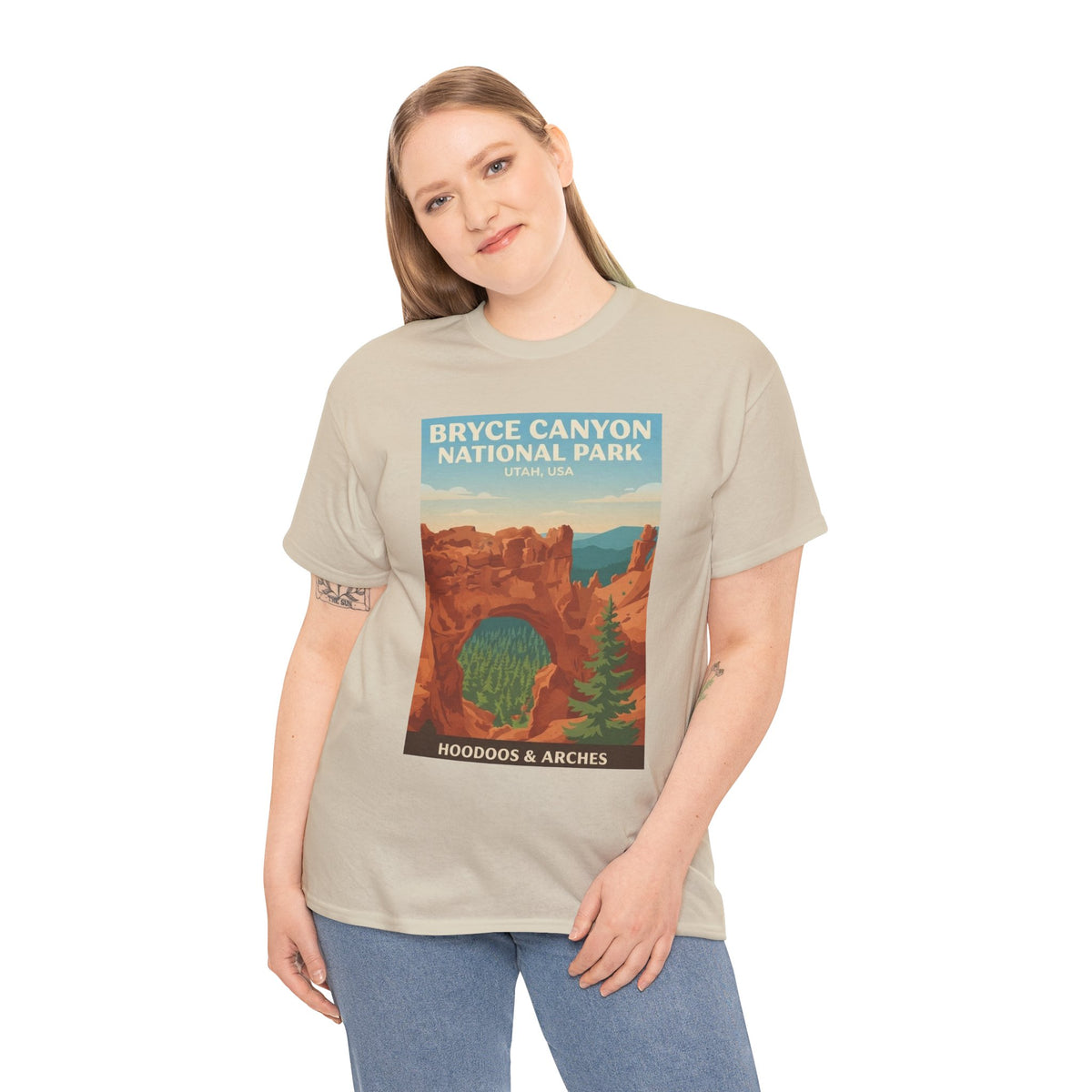 Bryce Canyon National Park Poster Tee | Hoodoos & Arches T-Shirt