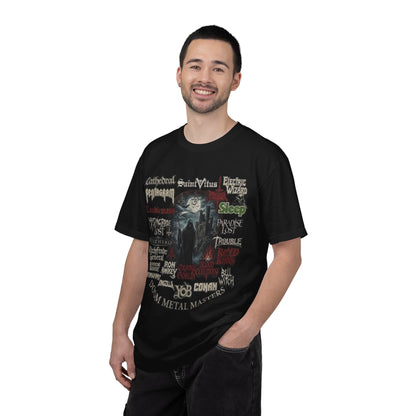 T-shirt design Doom Metal | T-shirt avec logos de groupes Doom Metal Masters