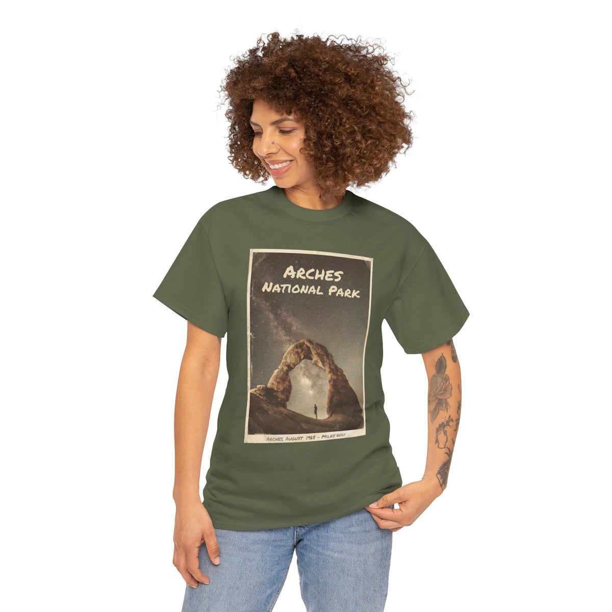 Arches National Park Vintage Poster T-Shirt |Utah Scenic Travel Tee