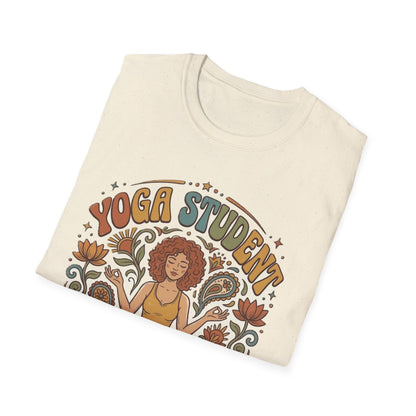 Yoga Student T-Shirt | Retro Lotus Meditation Graphic