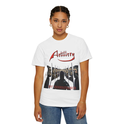 T-shirt avec la pochette de l'album By Inheritance d'Artillery | t-shirt vintage de groupe de thrash metal old school