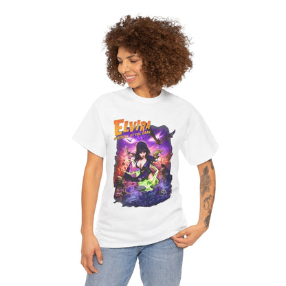T-shirt Elvira, maîtresse des ténèbres | Tee-shirt pin-up d'horreur rétro