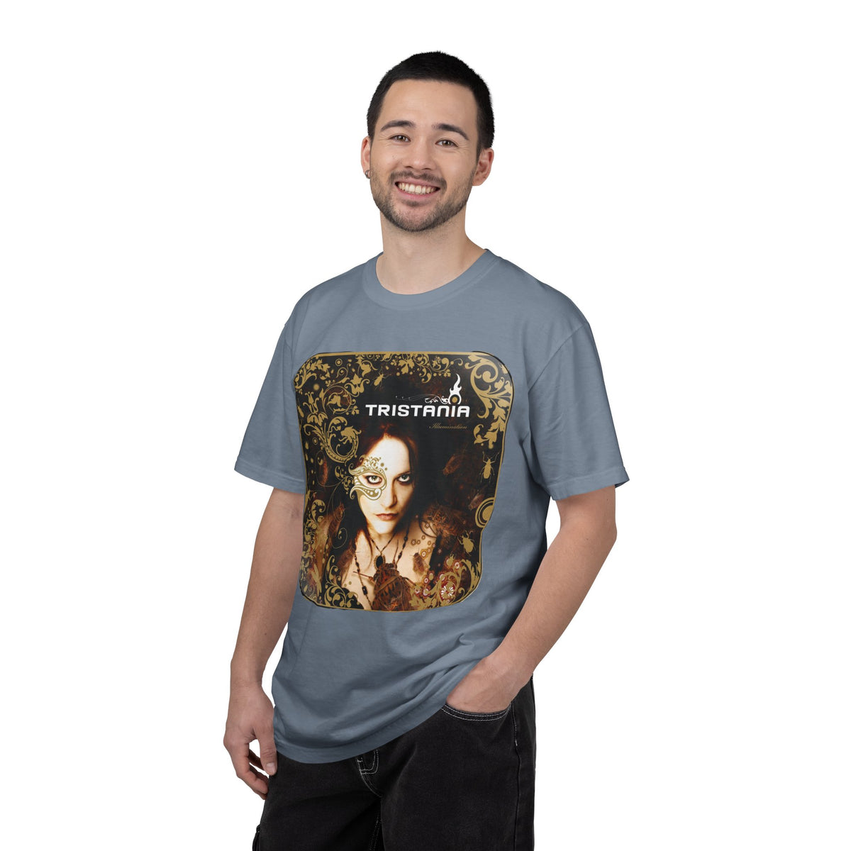 Camiseta con el arte del álbum Illumination de Tristania | Camiseta de la banda noruega de metal gótico