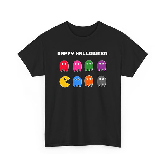 Pac-Man Ghosts Halloween Tee | Retro Arcade Halloween Shirt