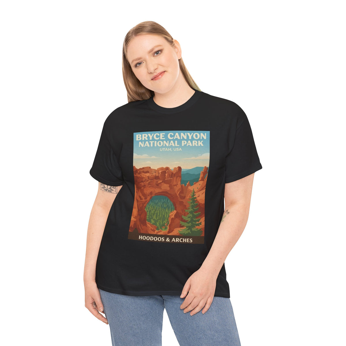 Bryce Canyon National Park Poster Tee | Hoodoos & Arches T-Shirt