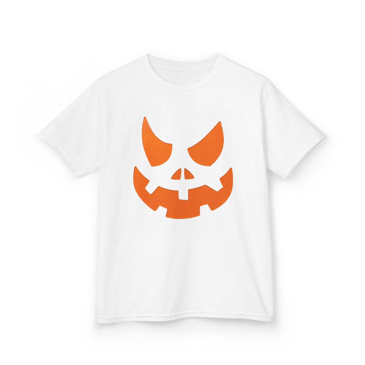 Jack-o'-Lantern Face Kids Tee | Halloween Pumpkin Shirt