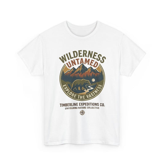 Wilderness Untamed Mountain Bear Graphic T-Shirt