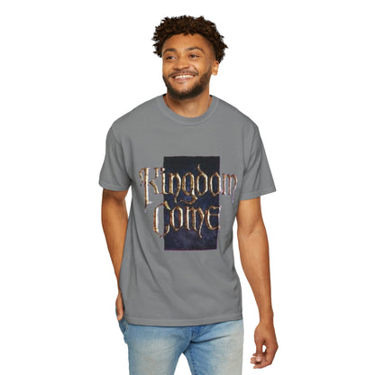 T-shirt logo en calligraphie gothique Kingdom Come | T-shirt de groupe de Hard Rock & Heavy Metal