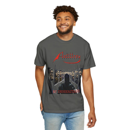 T-shirt avec la pochette de l'album By Inheritance d'Artillery | t-shirt vintage de groupe de thrash metal old school