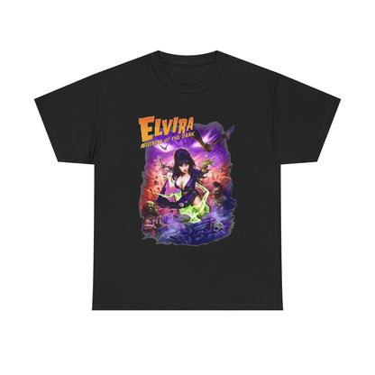 T-shirt Elvira, maîtresse des ténèbres | Tee-shirt pin-up d'horreur rétro