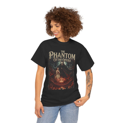 T-shirt Le Fantôme de l'Opéra | Tee-shirt d'Halloween avec affiche de comédie musicale