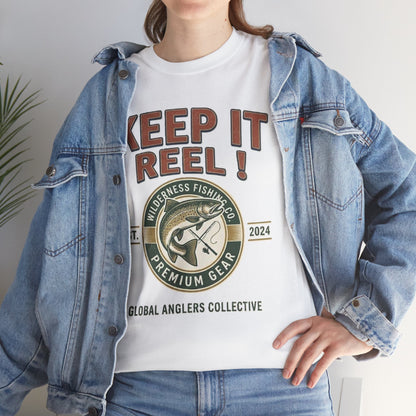 Keep It Reel Fishing Bass Graphic T-Shirt