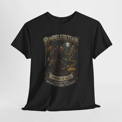 Camiseta de Rumpelstiltskin, tejedor de oro | Camiseta de fantasía oscura y cuentos de hadas