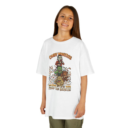 Candy Monster Kids Tee | Trick or Treat Halloween Graphic