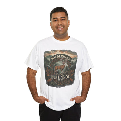Wilderness Hunting Co. deer graphic Tee | vintage outdoors hunter shirt