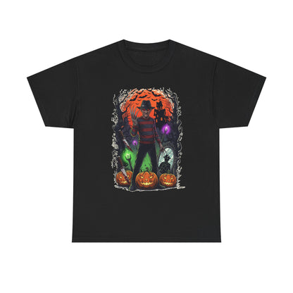 Camiseta de pesadilla de calabaza de Freddy Krueger | Camiseta de terror de Halloween