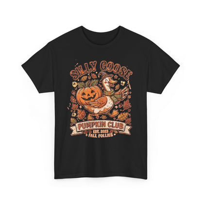 Silly Goose Pumpkin Club Tee | Fall Pumpkin Halloween Shirt