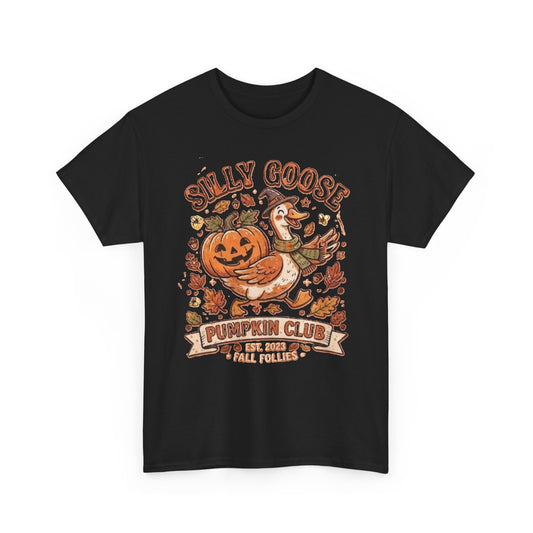Silly Goose Pumpkin Club Tee | Fall Pumpkin Halloween Shirt