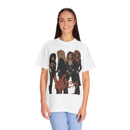 Camiseta con foto de la banda Vixen | Camiseta vintage de banda de rock femenina