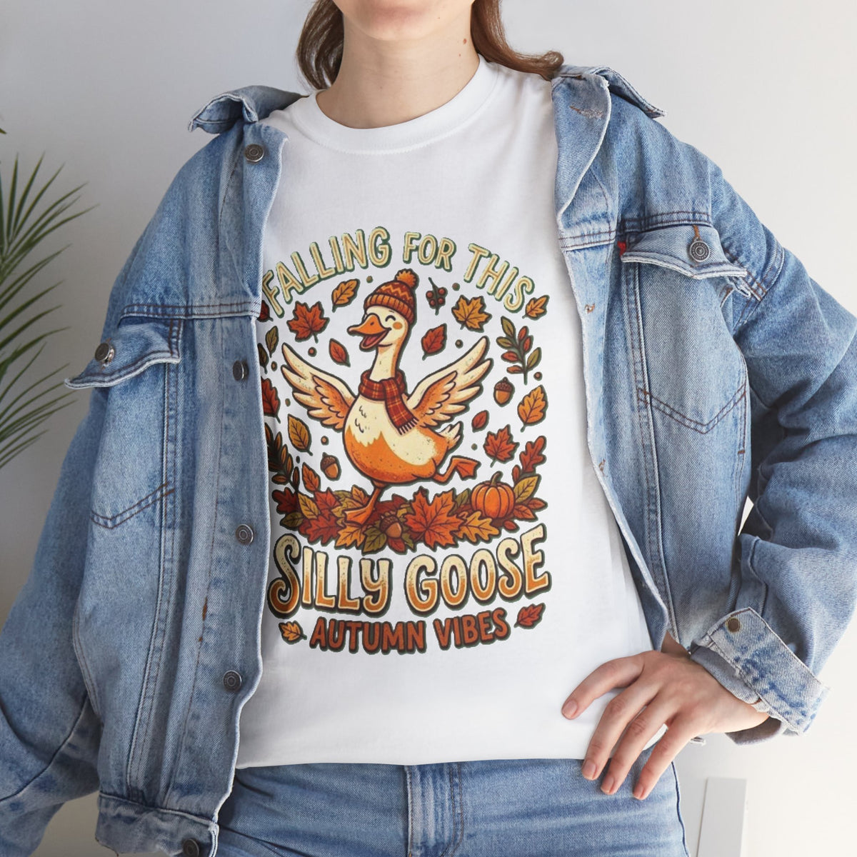 Camiseta de Otoño "Silly Goose" | Enamorada de esta temporada, Hojas de Acción de Gracias