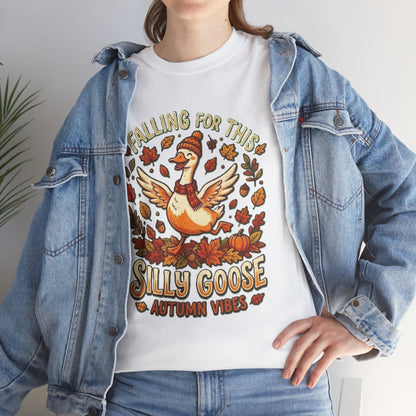 Camiseta de Otoño "Silly Goose" | Enamorada de esta temporada, Hojas de Acción de Gracias