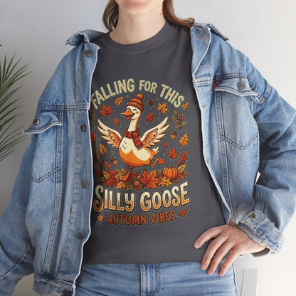 Camiseta de Otoño "Silly Goose" | Enamorada de esta temporada, Hojas de Acción de Gracias