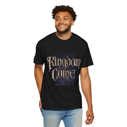 T-shirt logo en calligraphie gothique Kingdom Come | T-shirt de groupe de Hard Rock & Heavy Metal