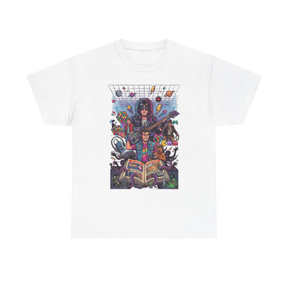 80s Retro TV & Movies Style Collage Unisex Tee