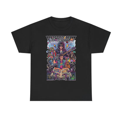 80s Retro TV & Movies Style Collage Unisex Tee