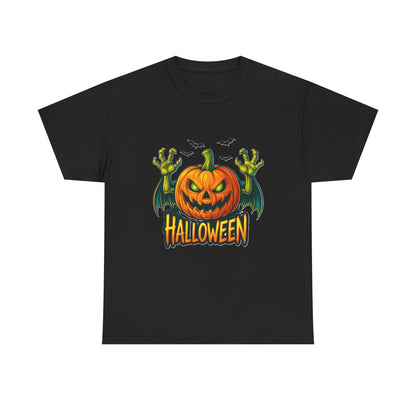 Jack-o'-Lantern Monster Pumpkin T-Shirt | Halloween Pumpkin Graphic Tee