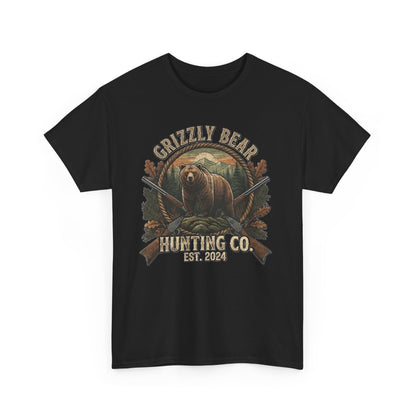 Grizzly Bear Hunting Co T-Shirt | Vintage Wildlife Outdoor Tee