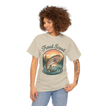Trout Scout Fishing Graphic T-Shirt