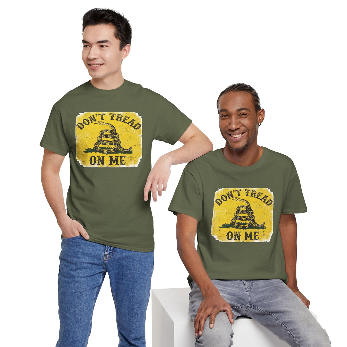 Camiseta con la bandera de Gadsden "Dont Tread On Me" | Camisa patriótica de libertad con serpiente