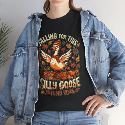 Camiseta de Otoño "Silly Goose" | Enamorada de esta temporada, Hojas de Acción de Gracias
