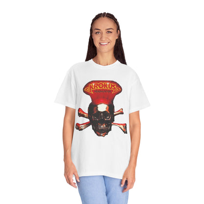 T-shirt Krokus tête de mort avec tibias croisés | T-shirt vintage de groupe de rock