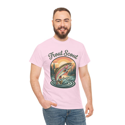 Trout Scout Fishing Graphic T-Shirt