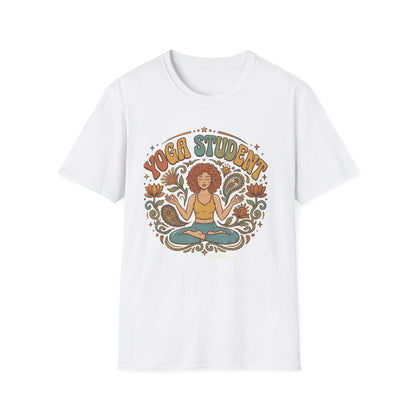 Yoga Student T-Shirt | Retro Lotus Meditation Graphic