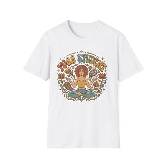 Yoga Student T-Shirt | Retro Lotus Meditation Graphic