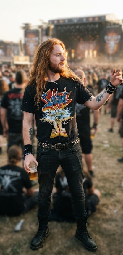 Camiseta gráfica Sabbat A History of a Time to Come | Camiseta vintage de banda de heavy metal británico