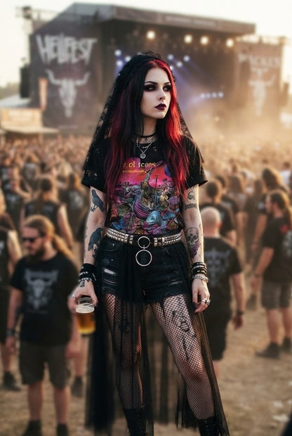 Camiseta con arte del álbum de Lake of Tears | ilustración de fantasía psicodélica