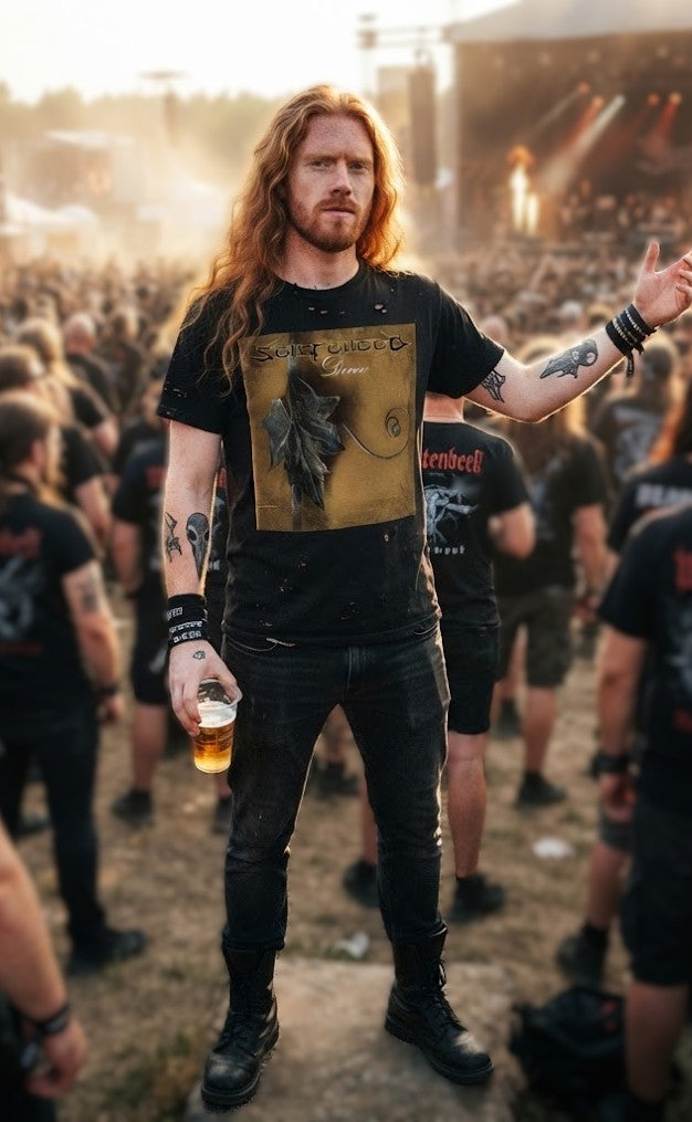 Camiseta con la portada del álbum Sentenced Down | Camiseta de banda de gothic metal finlandés
