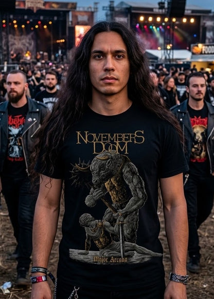 Novembers Doom Major Arcana Dark Vintage Design / Gothic Doom Metal Band Tee