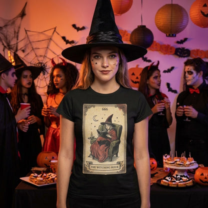 T-shirt illustration de tarot "The Witching Hour" | Occulte Vintage 666